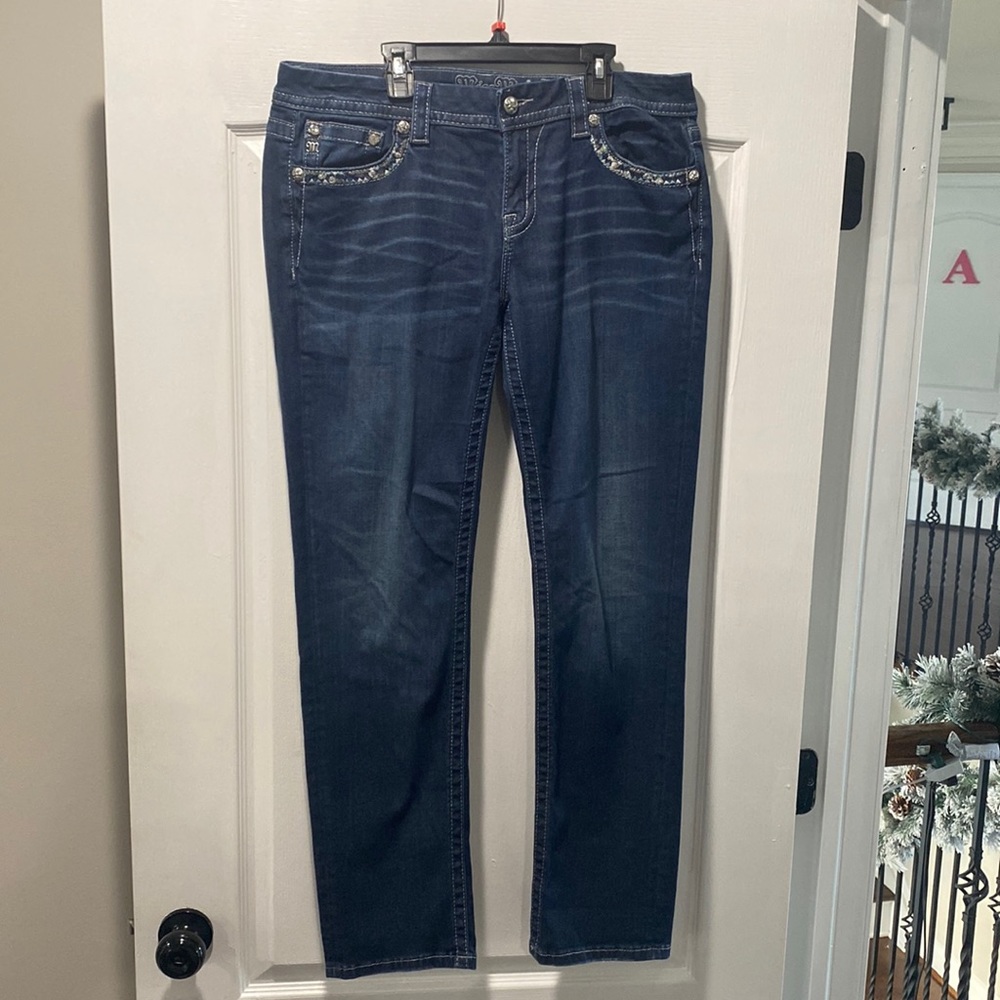 Miss me dark wash skinny jeans